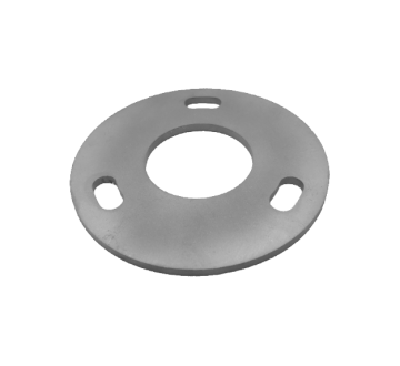 Kotvící plotna (ø80 mm) na trubku ø 33,7 mm (otvor ø33,8 mm), bez povrchové úpravy / AISI304