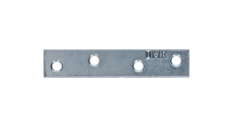 Plochá spojka 78x15mm, 1,5mm pozink, počet děr o průměru 4,5mm-4ks
