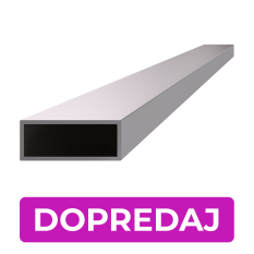 DOPRODEJ profil 50 x 20 x 2 x 1000 mm, broušená AISI 304