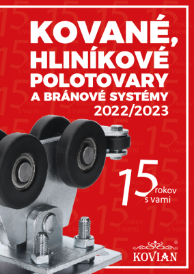 Tištěný katalog kovaných polotovarů 2022-2023.