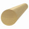 Drevený profil guľatý (ø 42mm /L:2000mm), materiál: dub, brúsený povrch bez náteru, balenie: PVC fólia