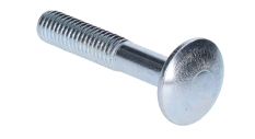 Vratový šroub M10x100, DIN 603, pevnost 4.8, pozink