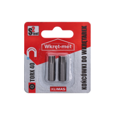 2 dílny blister bitů TX-40, délka 25mm
