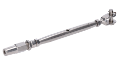 Šponovák pro lanko ø 3 mm, závit M6/LH6, broušená AISI 304