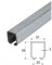 Profil GRANDE 57x68x3mm, dĺžka 2m - Délka: 2m