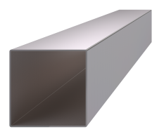 DOPRODEJ profil 80 x 80 x 2 x 1000 mm, broušená AISI 304