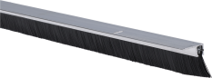 Těsnicí lišta s kartáčem 16 x 1000 mm, délka vlasu 14 mm