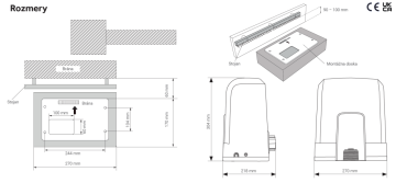 LiftMaster sada pro posuvnou bránu do 1000kg