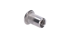 AISI304 nýtovací matice M6, rýhovaný dřík, L = 19,5 mm