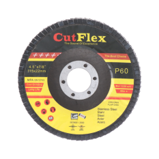 Brúsny kotúč lamelový na oceľ a nerez, 115x22,2 zrno 60