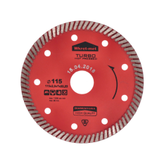 Turbo diamantový kotouč lisovaný za tepla 115 x 2,2 x 22 mm