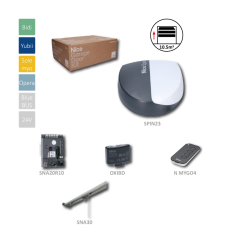 SPIN23BDKCE sada pro sekční vrata do 10,5m2, zdvih do 235cm, 1x Pohon SPIN23 (24V, 250W, 650N), 1x SNA20R10 s přijímačem, 1x MYGO4, 1x SNA30 1x OXIBD
