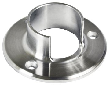 Kotvící příruba (ø42,4x1,5 mm) na madlo EB1-HM42, lepený spoj, broušená nerez K320 / AISI304