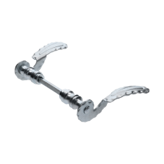 Kľučka pozinkovaná, priemer osadenia na štítok ø 19mm, pár