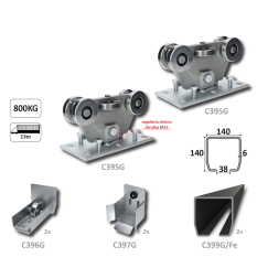 GRANDE samonos do 800 kg, profil 140 x 140 x 6000 mm