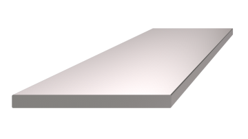 Nerezová tyč plochá 60x5mm, cena za 1ks(3m) broušená nerez K320 /AISI304 - Délka: 3m