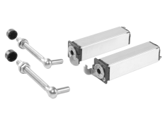 LOCINOX® SWING40 samozavirací pružinový pant M12, otevíratelný 90° , nastavitelný 1D, nerezová ocel