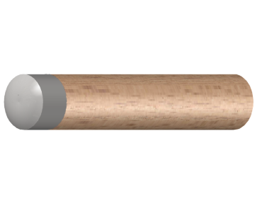 Adaptér (ø 38 mm) pro montáž ukončení (EB1-ND41), lakovaná ocel