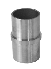 Spojka napojovací, přímá na trubku ø42,4 mm, broušená nerez K320 / AISI30