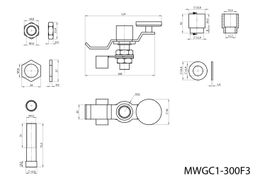 Magnetická zemnící svorka, 300A, síla: 40kg, neodymový
