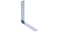 úhelník 125x125x22mm, 2,0mm, galvanicky pozinkovaný, díry průměr 4,5mm - v počte 6ks