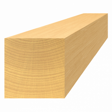 Dřevěný profil čtvercový (40x40mm /L:3000mm) materiál: buk, broušený povrch, bez nátěru, balení: PVC fólie