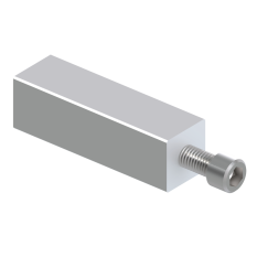 Nerezová rohová spojka 30 mm, AISI 304, HEAVY DUTY
