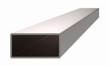 Profil uzavřený 60x30x2 mm, cena za 1 ks (1 m), broušená nerez K320 / AISI304 - Délka: 1m