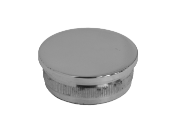 Ukončení - zátka na trubku ø 33.7 mm, leštěná nerez /AISI304