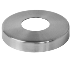 Kryt příruby (ø 125 / 22 mm) na trubku ø 48,3 mm, broušená nerez K320 / AISI304