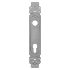 Štít s děrami 260x46x4mm, rozteč 90mm, otvor na kliku 20mm