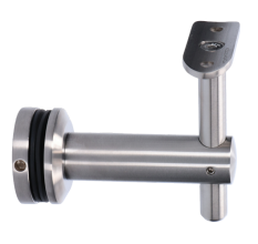 Držák madla pevný na trubku ø 42.4mm, broušená nerez K320 /AISI304