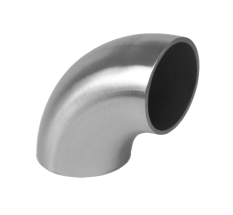 Spoj - koleno 90 ° (k navaření) ø 42,4mm, broušená nerez K320 / AISI304
