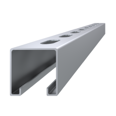Děrovaný montážní C profil, 41x41x2, L-3m, pozinkovaný