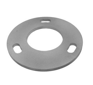 Kotvící plotna (ø 100mm) na trubku ø 48.3mm (otvor ø48.4mm), bez povrchové úpravy /AISI304