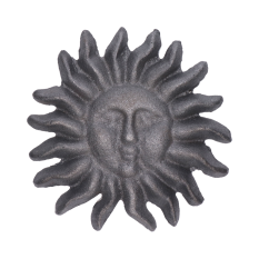 Dekoračný prvek, ø 120 mm - slunce, odlitek