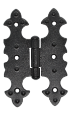 Závěs ozdobný černý, 80x50mm