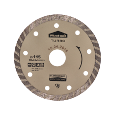 Turbo diamantový kotouč 115 x 2,2 x 22 mm