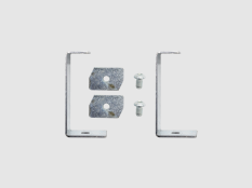 Otočný čep s odblokem pro posuv teleskopického křídla dveří