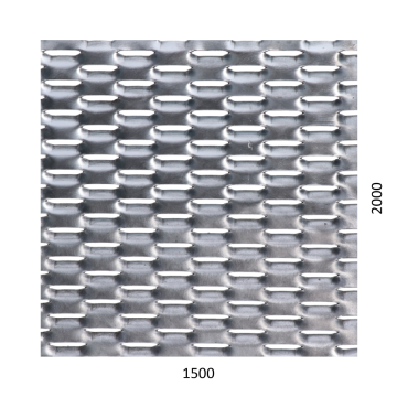 Tahokov Zn, oko: 47x18mm, mostík: 8mm (1500x2000x1,5mm), orientace oka: rozměr oka 47mm je rovnoběžná s rozměrem tabule 1500mm