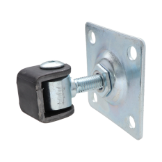 Závěs M12 s plotnou 80x80mm, otvíratelný 90° nastavitelný 1D