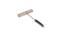 čistiaca kefka nylonová s drevenou rúčkou Ø11mm, dĺžka 120mm - z toho časť s kefkou 50mm