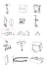 041A0284 konzola pro uchycení pohonu na sloup