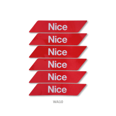 Reflexní červené samolepky 24ks