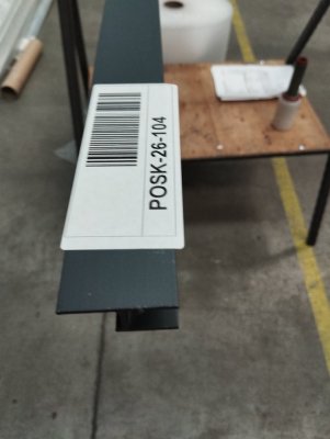 Poškozený profil AL-UT21-7016S-6