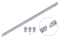 Hřeben kov 30x12mm, L-1000mm, M4, max. do 2200kg, 3x úchyt+šrouby, pozinkovaný