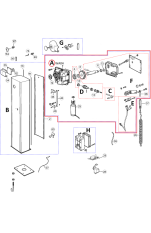 WA04 převodovka s motorem 24V kompletní pro WIL4