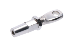 Úchyt pro nerezové lanko ø4 mm, nerez AISI304