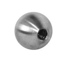 Koule plná se závitem M6 / ø 20mm, broušená nerez K320 / AISI304