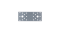 Plochá spojka 140x55mm, 2,5mm pozink, počet děr o průměru 5mm-20ks, 11mm-2ks